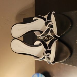Rangoni Firenze Pedry Black Calf/white size 8